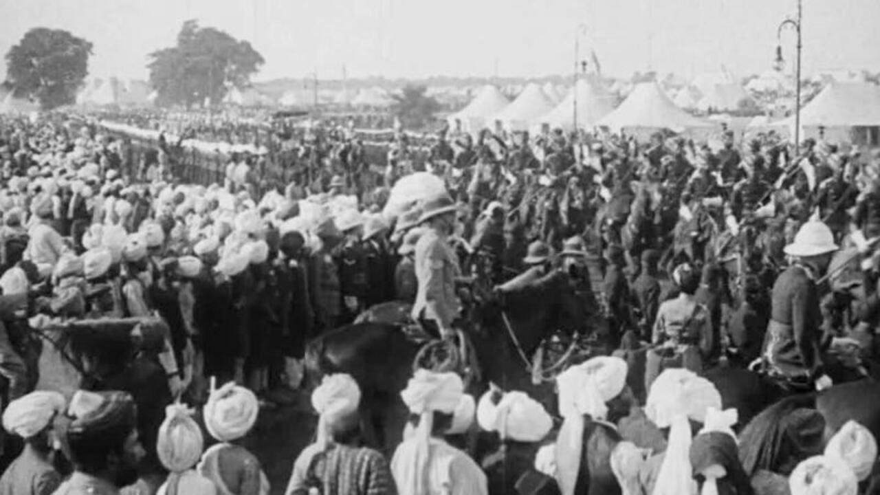 Backdrop image for movie Our King Emperor and Queen Empress Hold a Durbar in Delhi