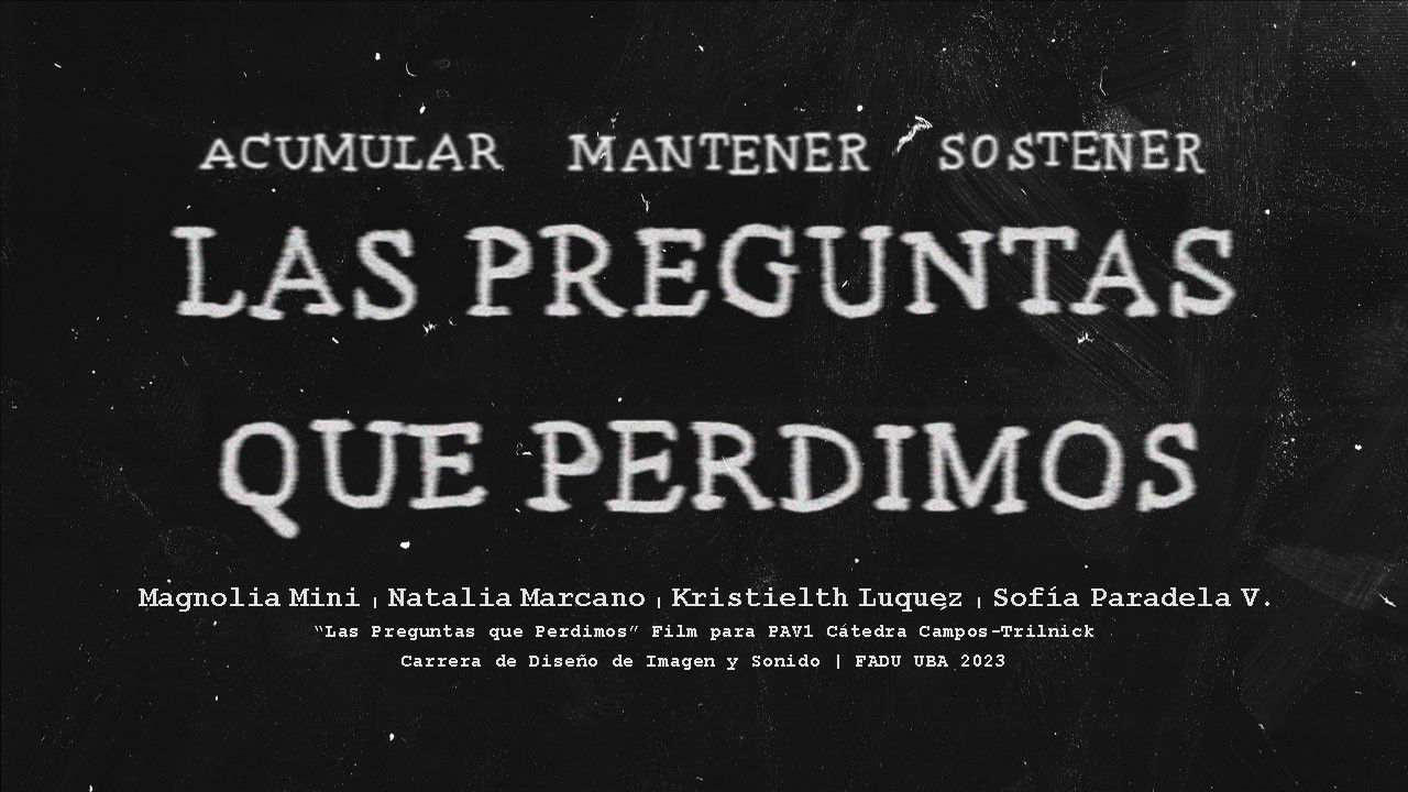 Backdrop image for movie Las Preguntas que Perdimos
