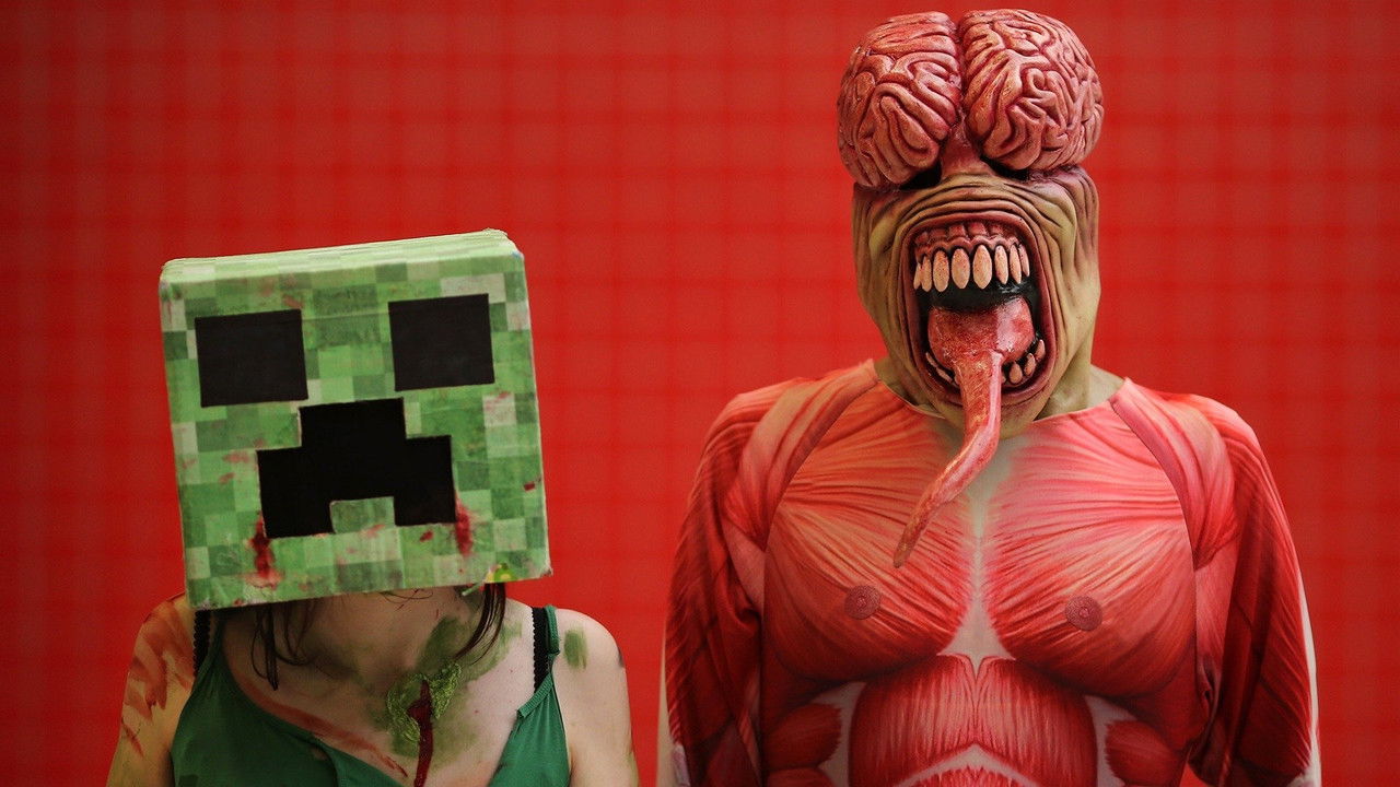 Backdrop image for movie Minecraft: Through the Nether Portal