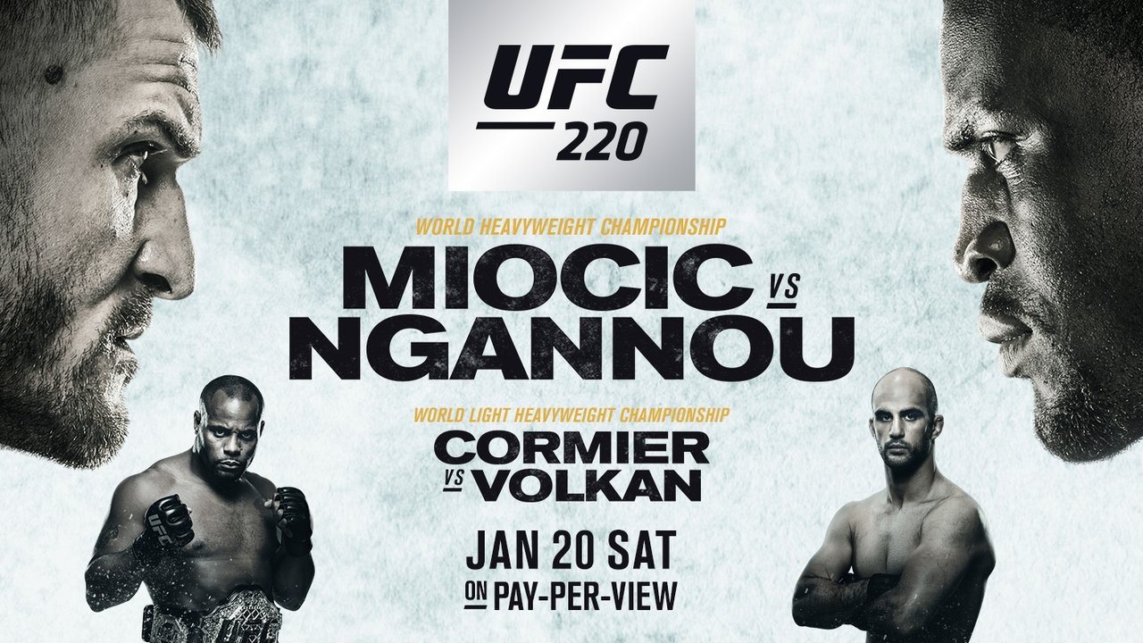 Backdrop image for movie UFC 220: Miocic vs. Ngannou