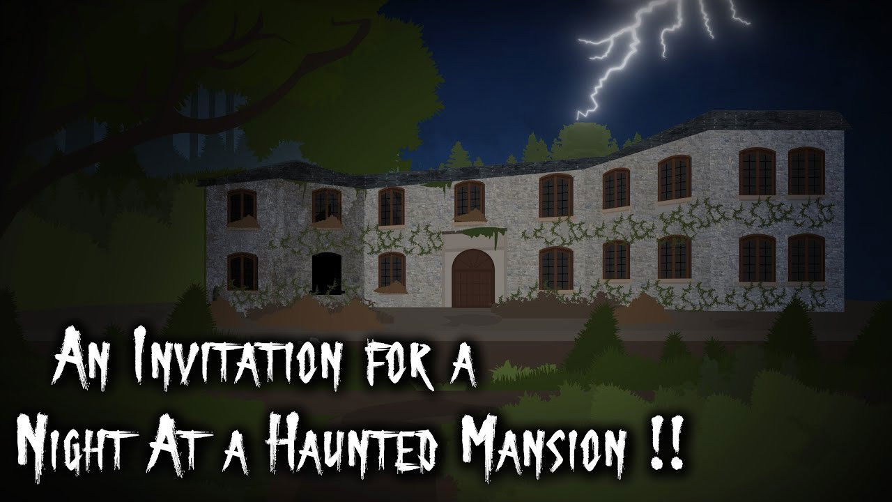 Backdrop image for movie An Invitation for a Night at a Haunted Mansion !!