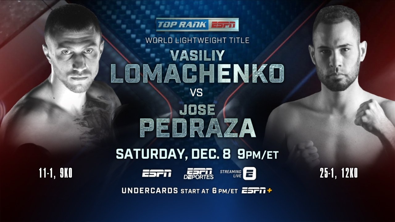Backdrop image for movie Vasyl Lomachenko vs. Jose Pedraza
