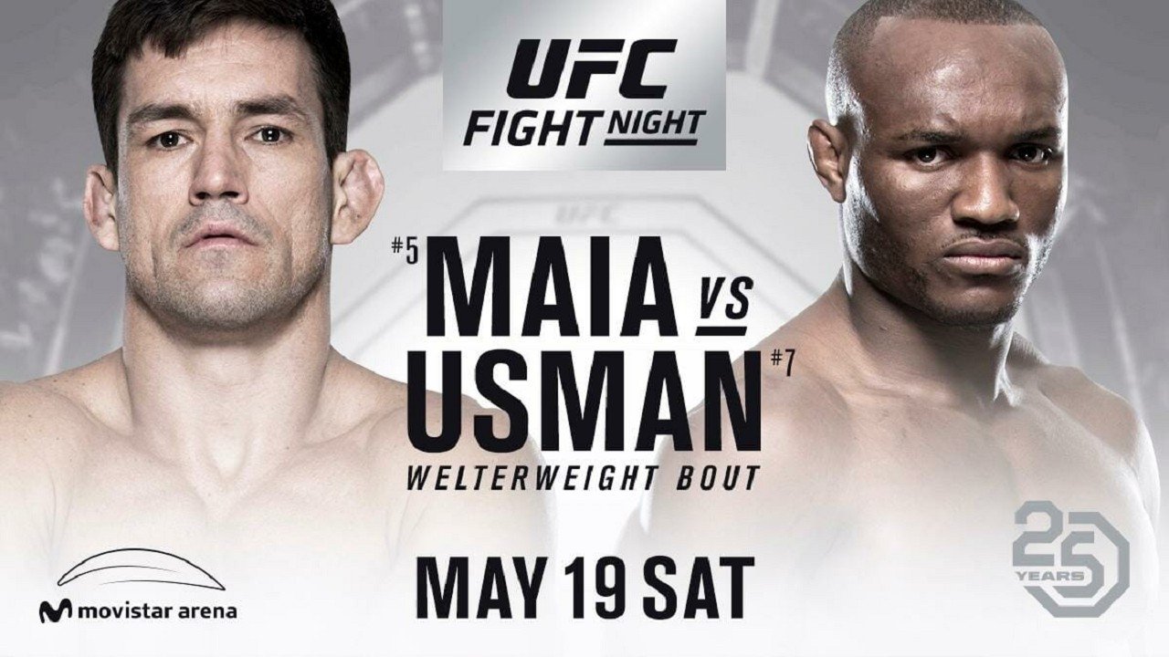 Backdrop image for movie UFC Fight Night 129: Maia vs. Usman