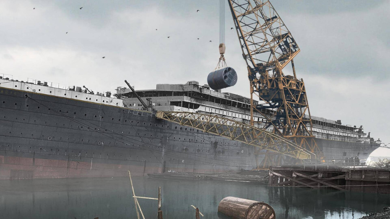 Backdrop image for movie Titanic: Building the World's Largest Ship