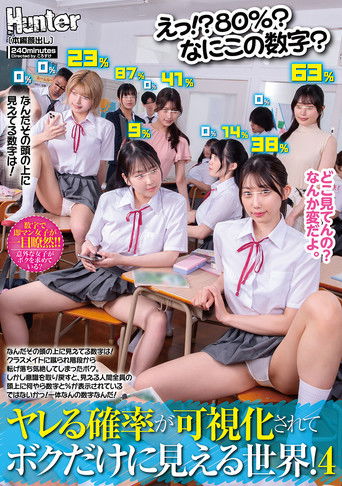 えっ！？80％？なにこの数字？ヤレる確率が可視化されてボクだけに見える世界！4　なんだその頭の上に見えてる数字は！