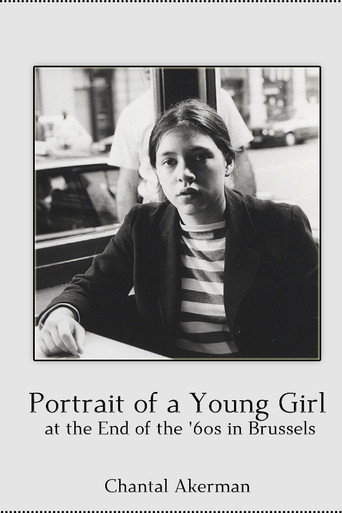 Portrait of a Young Girl at the End of the 60s in Brussels