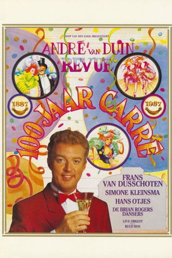 Poster for André van Duin revue 1987-1989 (100 jaar Carré)
