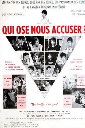 Poster for Qui ose nous accuser?