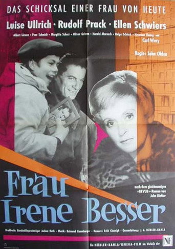 Poster for Frau Irene Besser