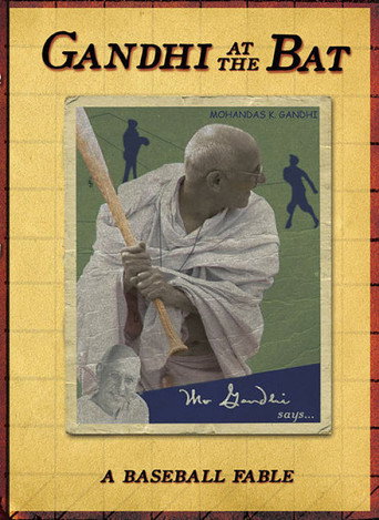 Poster for Gandhi at the Bat