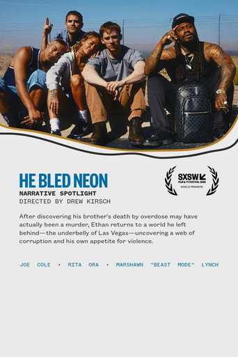 Poster for He Bled Neon