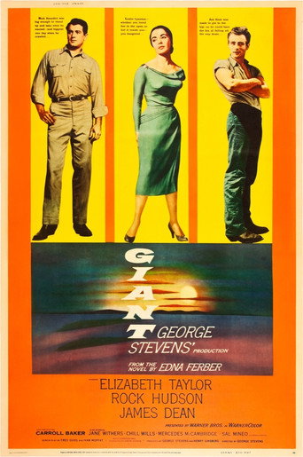 Poster for New York Premiere Telecast 'Giant'