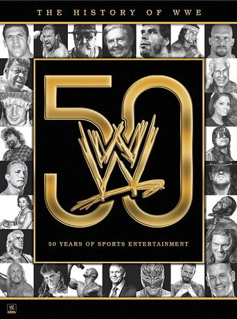 Poster for The History of WWE: 50 Years of Sports Entertainment