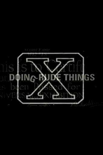 Poster for Doing Rude Things