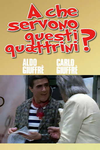 Poster for A che servono questi quattrini?