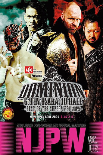 Poster for NJPW Dominion 6.9 In Osaka-Jo Hall ~ Best of the Super Junior 31 Final ~ 2024