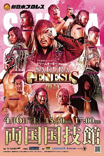 Poster for NJPW Sakura Genesis 2024