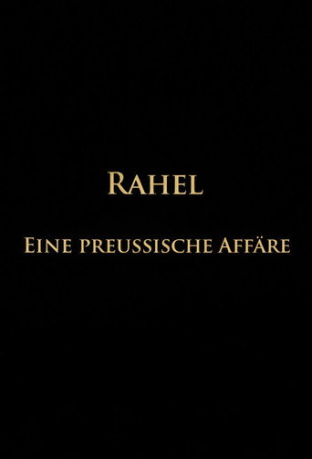 Poster for Rahel-Eine preussische Affäre