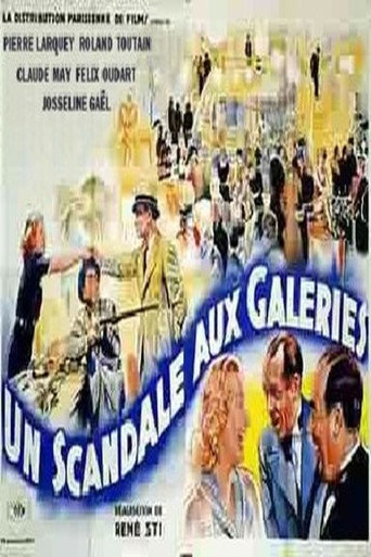 Poster for Un scandale aux Galeries