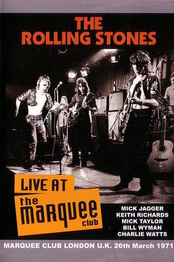 Poster for The Rolling Stones: The Marquee Club 1971