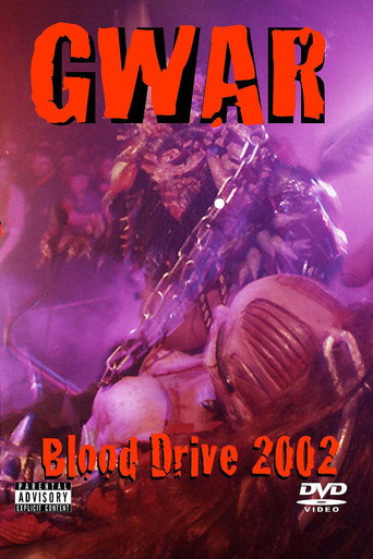 Poster for GWAR: Blood drive 2002
