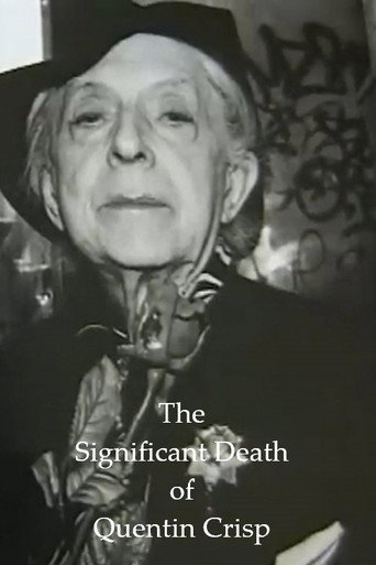 Poster for The Significant Death of Quentin Crisp