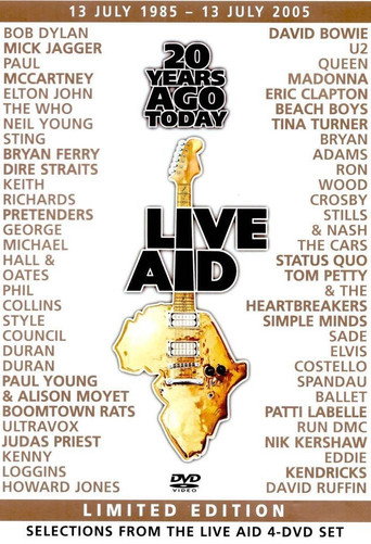 Poster for Live Aid: 20 Years Ago Today