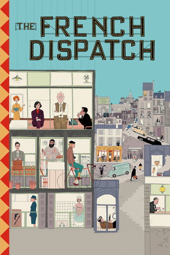 Poster for The French Dispatch of the Liberty, Kansas Evening Sun