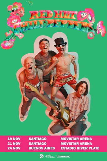 Poster for Red Hot Chili Peppers live at Estadio River Plate, Buenos Aires, Argentina November 24, 2023