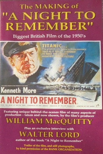 Poster for The Making of 'A Night to Remember'