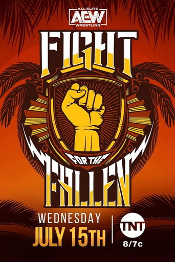 Poster for AEW Fight for the Fallen