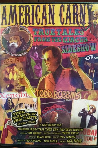 Poster for American Carny: True Tales from the Circus Sideshow