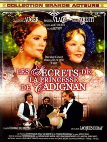 Poster for The Secrets of the Princesse de Cadignan