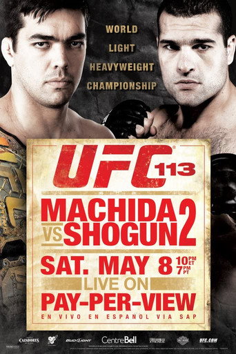 Poster for UFC 113: Machida vs. Shogun 2