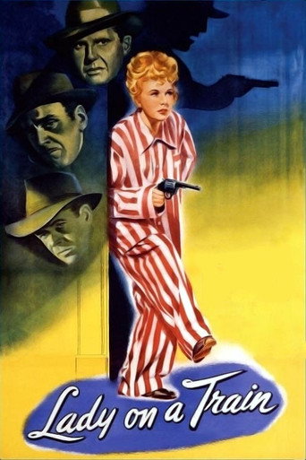 Poster for Lady on a Train
