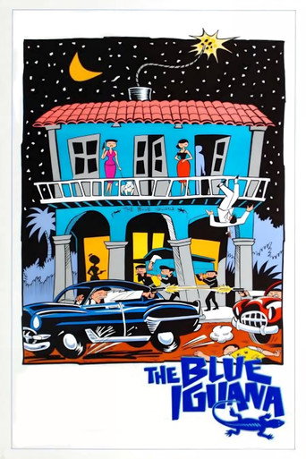 Poster for The Blue Iguana