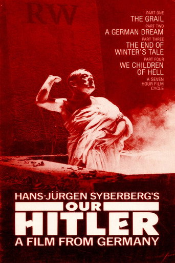 Poster for Hitler: A Film from Germany