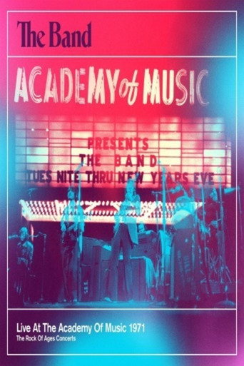 Poster for The Band - Live At The Academy Of Music 1971