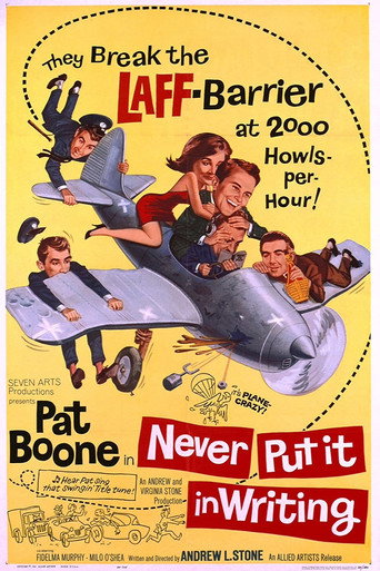 Poster for Never Put It in Writing