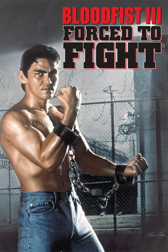 Poster for Bloodfist III: Forced to Fight