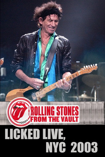 Poster for The Rolling Stones: Licked Live In NYC