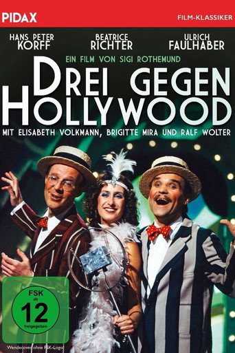 Poster for Drei gegen Hollywood