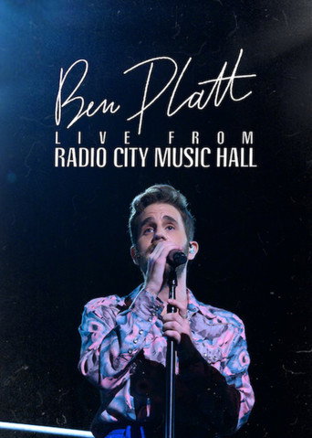 Poster for Ben Platt: Live from Radio City Music Hall