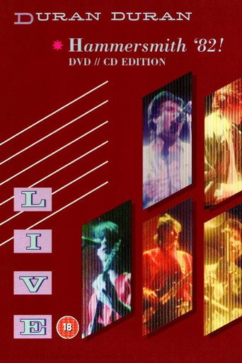 Poster for Duran Duran - Live at Hammersmith '82!