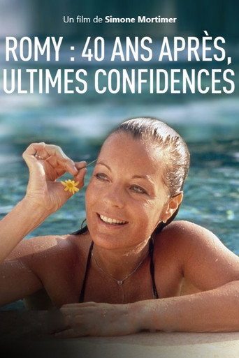Poster for Romy : 40 ans après, ultimes confidences