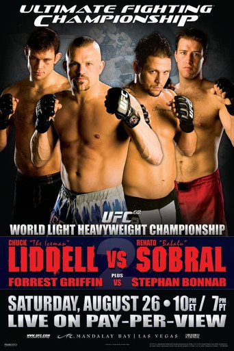 Poster for UFC 62: Liddell vs. Sobral