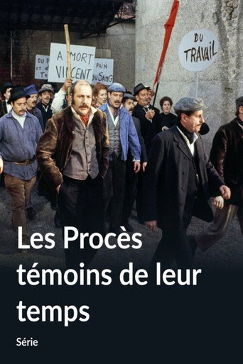 Poster for Les procès témoins de leur temps