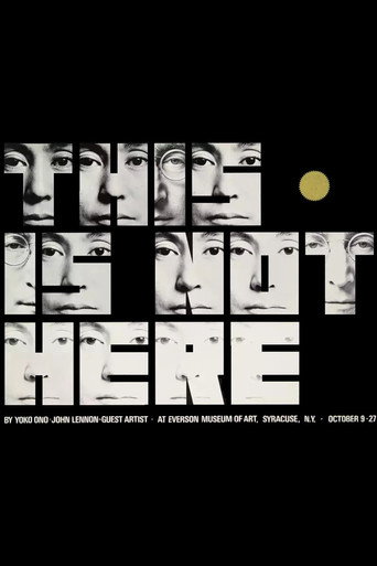 Poster for Yoko Ono: This Is Not Here