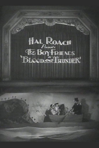 Poster for Blood and Thunder