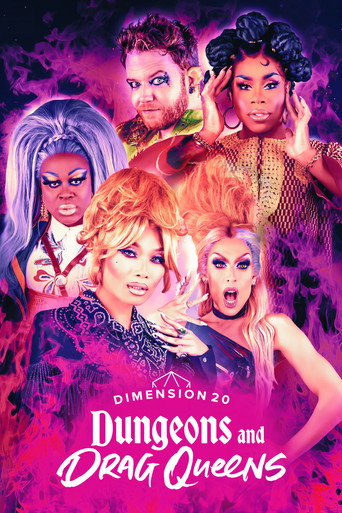 The poster for Dungeons and Drag Queens